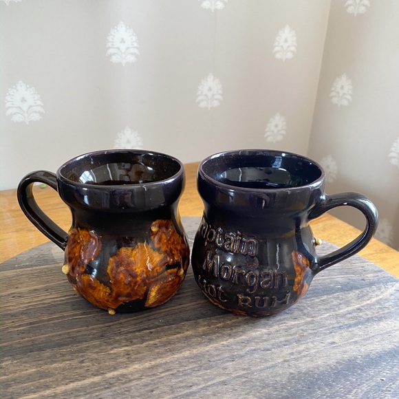 Vintage Captain Morgan Hot Rum Mugs - Picture 2 of 4